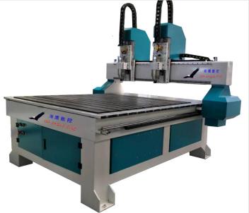 2 spindles cnc rotuer machine